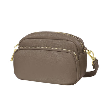 Crossbody Bag with Double Closure